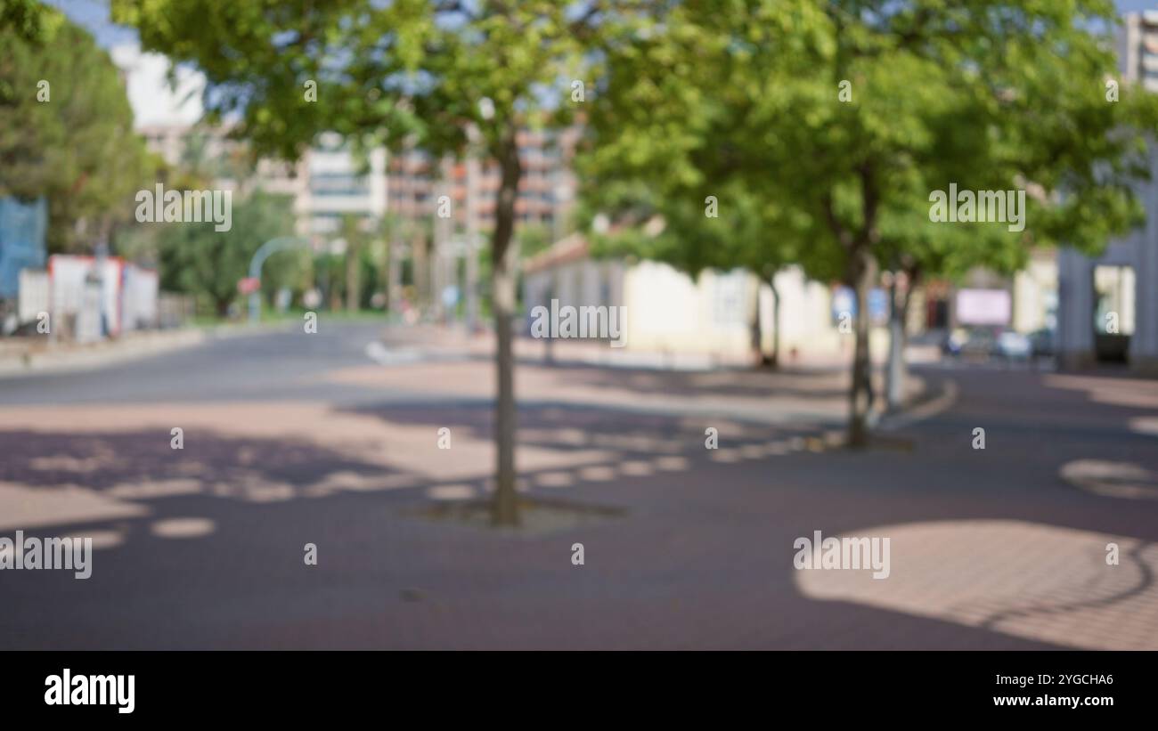 Blurry outdoor scene quiet street hi-res stock photography and images ...