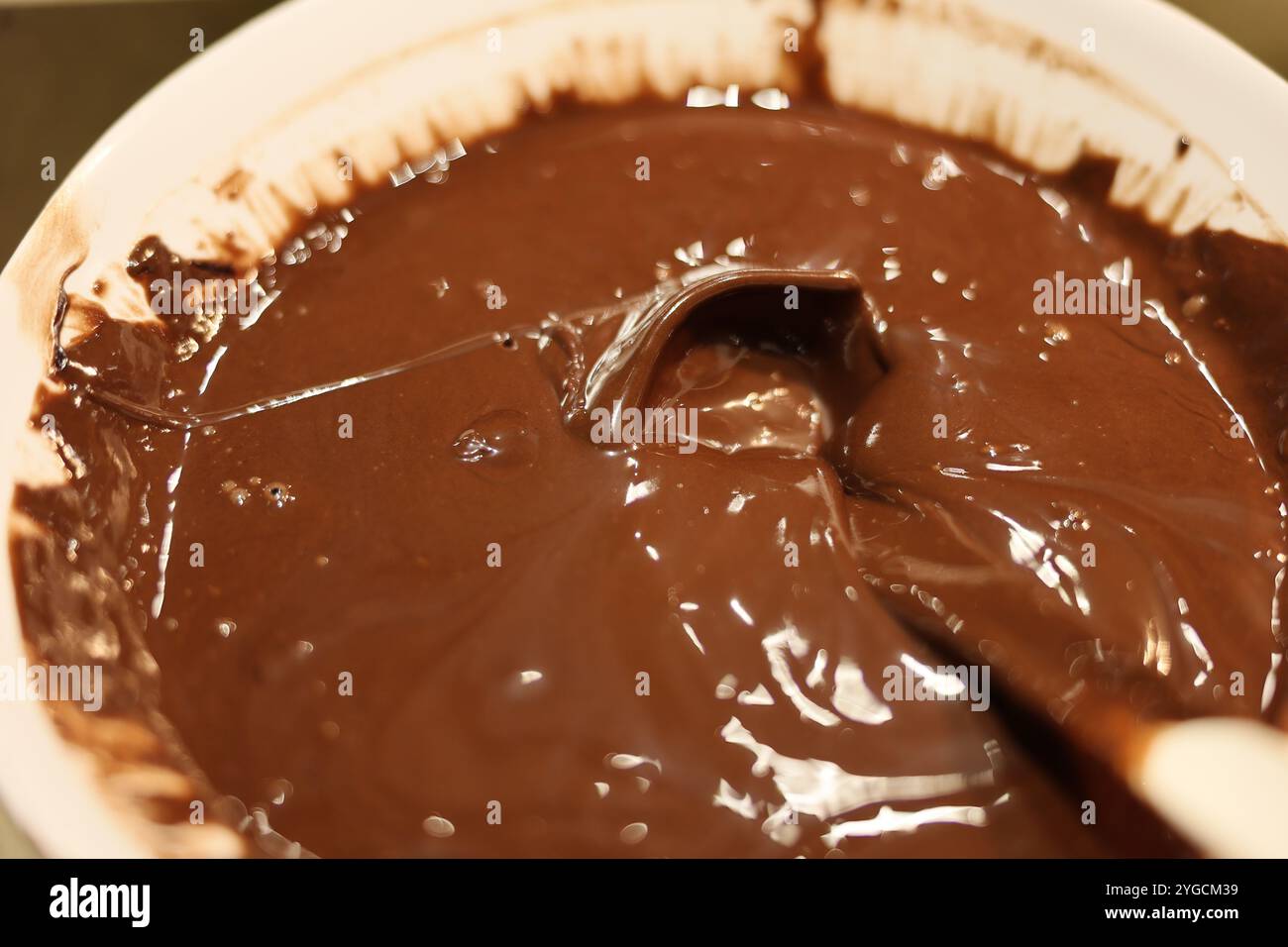 This smooth chocolate mixture is perfect for delicious desserts and a ...
