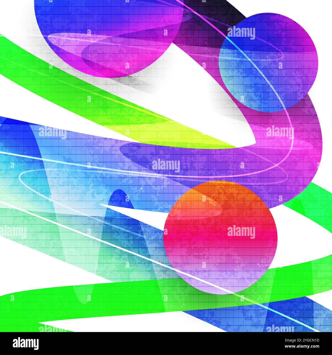 Abstract Geometric Background with Colorful Gradient Shapes with Texture Effect. Modern Gradient Background Vector Illustration Stock Vector