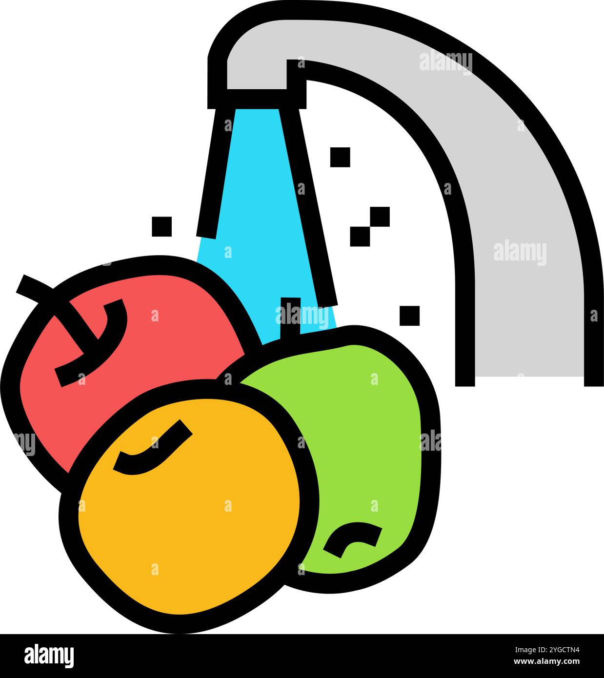 hygiene food safety color icon vector illustration Stock Vector Image ...