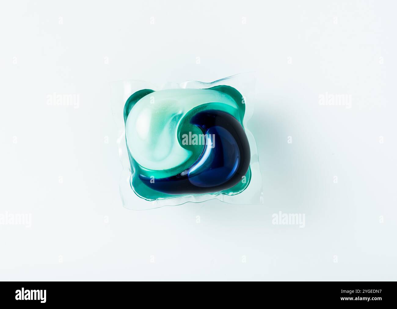 dishwasher tablets , detergent on a white background Stock Photo