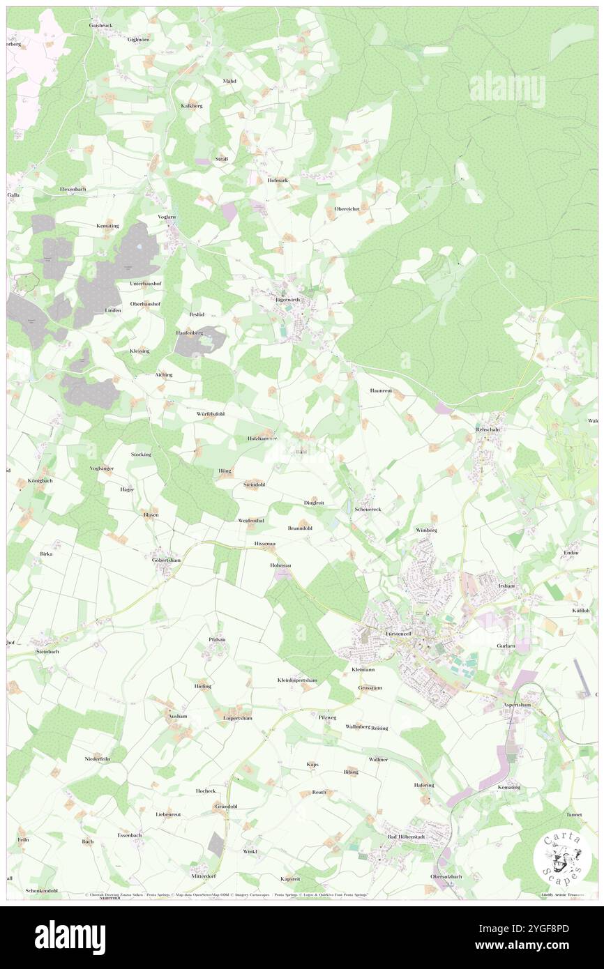 Buhl, Lower Bavaria, DE, Germany, Bavaria, N 48 32' 36'', N 13 17' 54'', map, Cartascapes Map published in 2024. Explore Cartascapes, a map revealing Earth's diverse landscapes, cultures, and ecosystems. Journey through time and space, discovering the interconnectedness of our planet's past, present, and future. Stock Photo