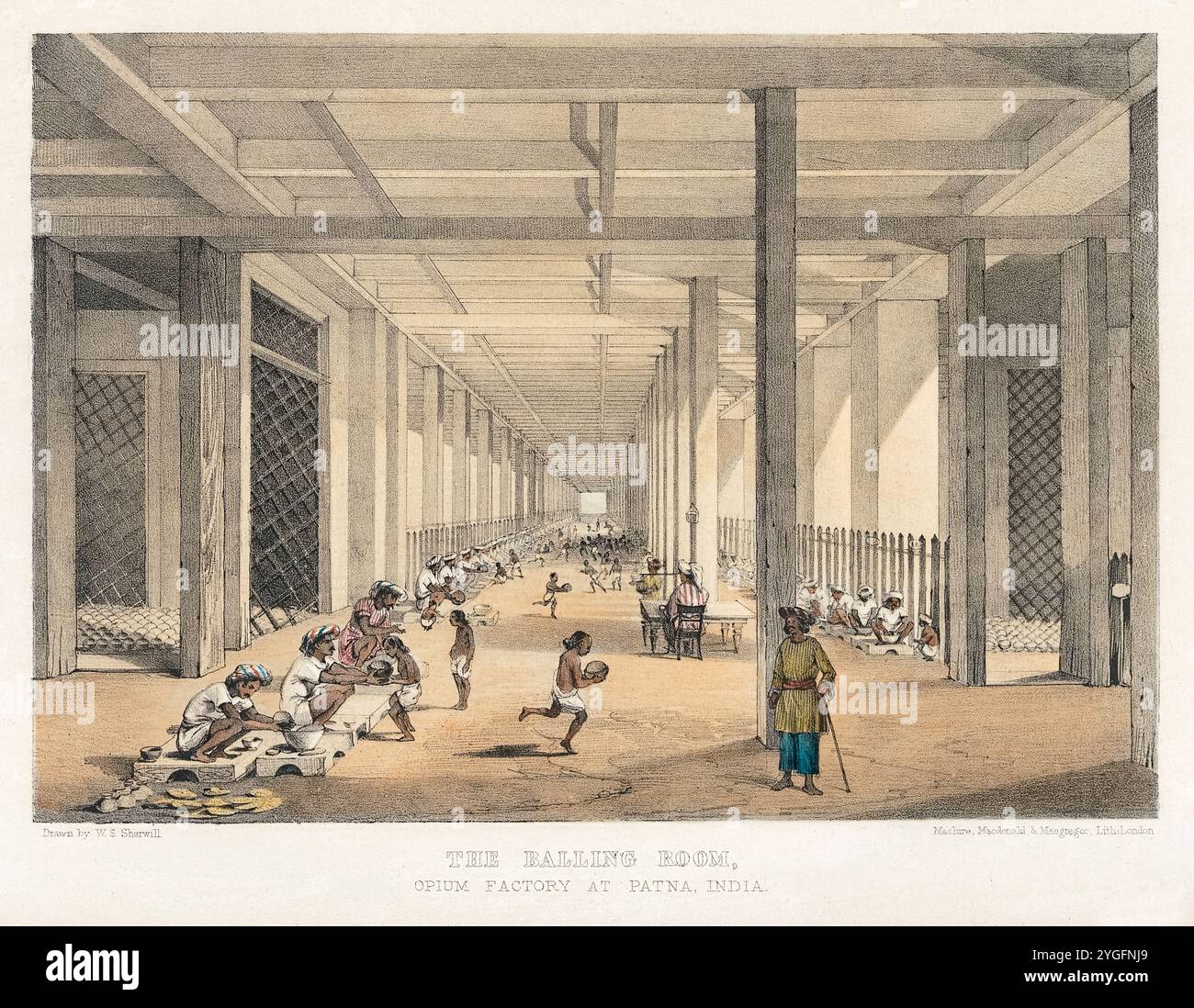British colonialism india hi-res stock photography and