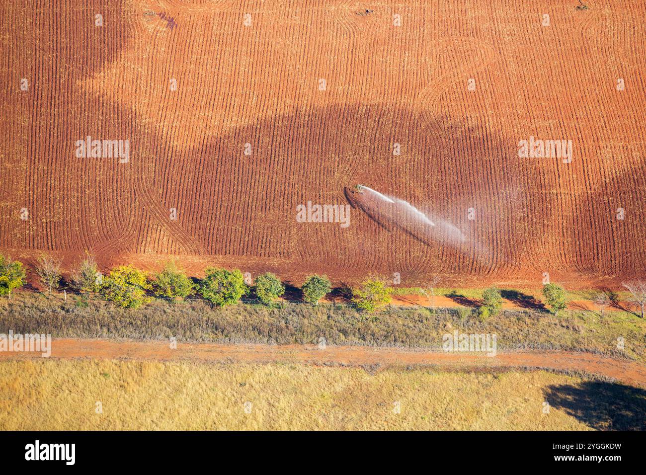 Aerial View of irrigation, South Africa Stock Photo - Alamy