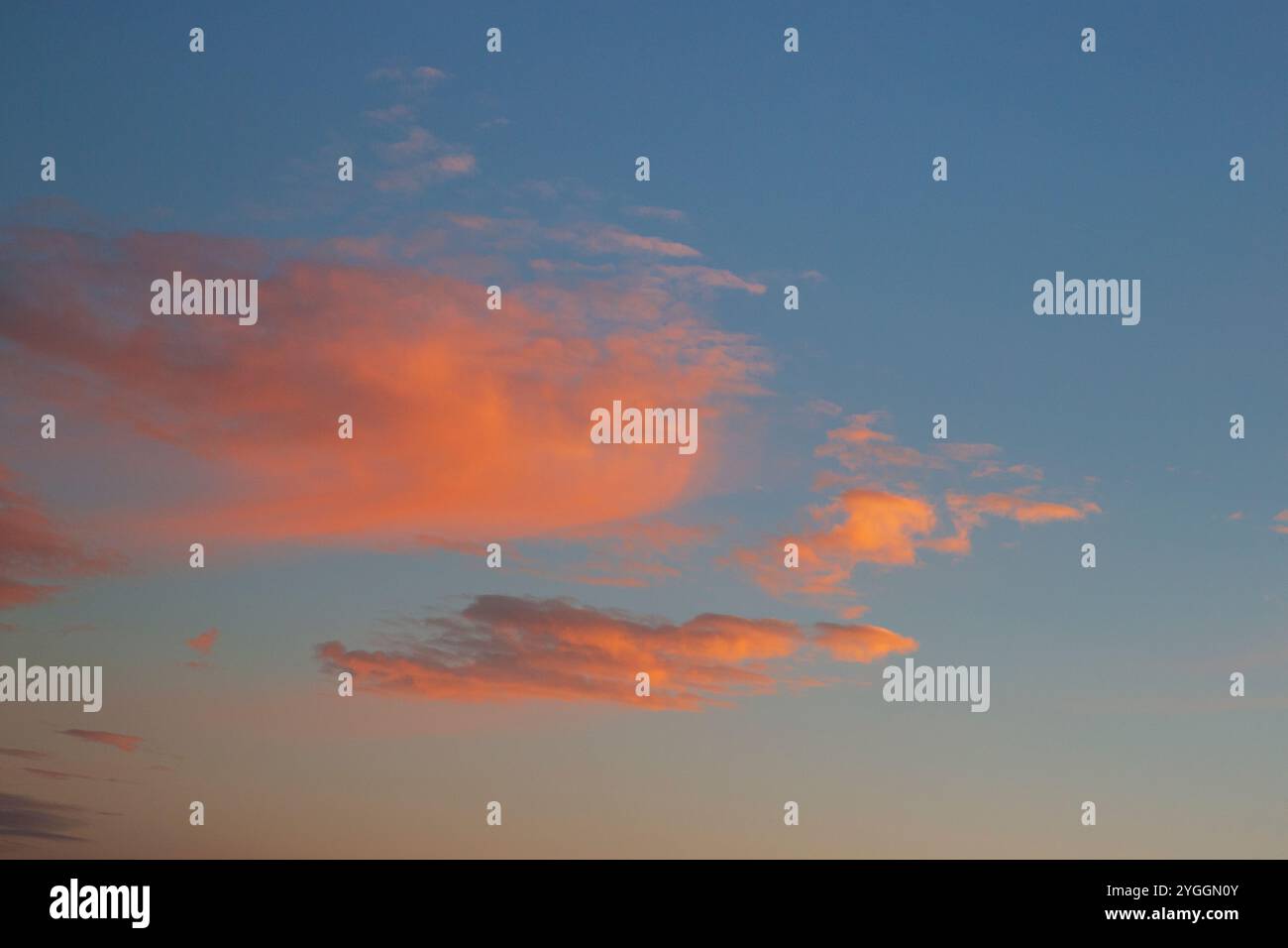 sunset clouds Stock Photo