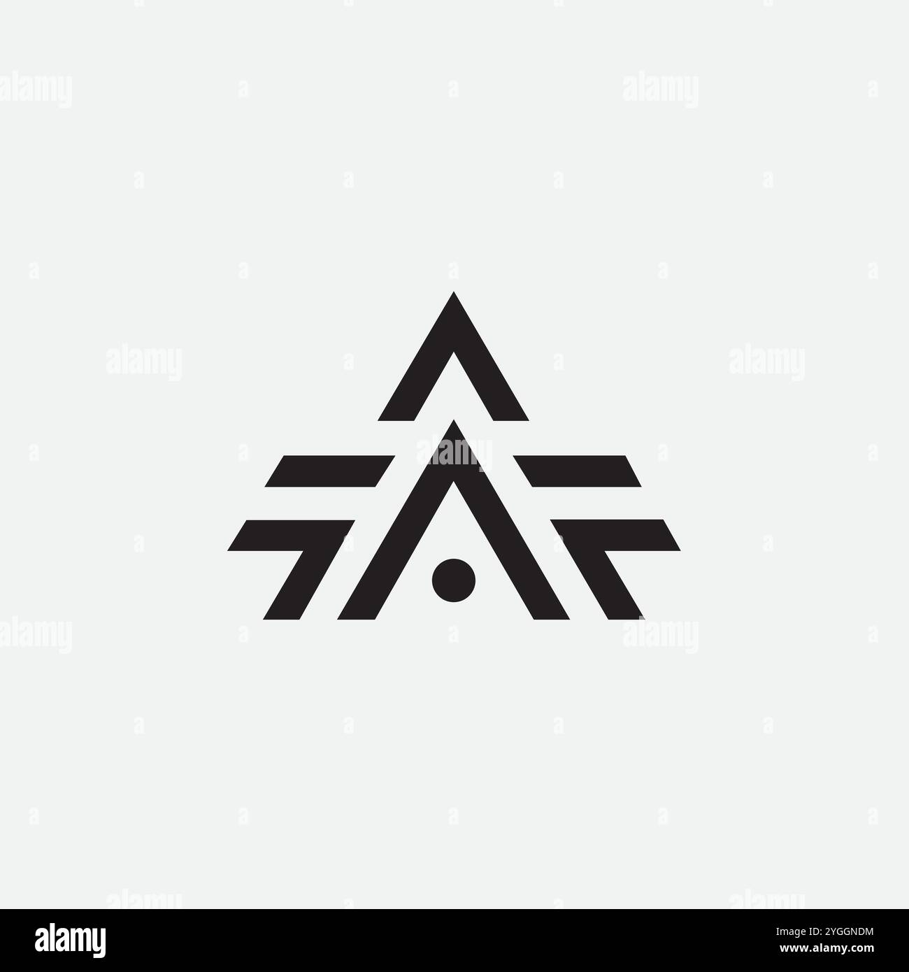 Vector a latter logo design template Stock Vector