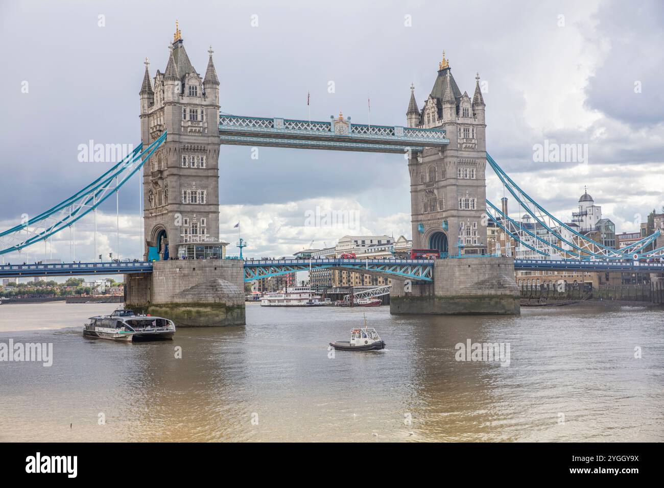 Great Britain, England, London City, Thames, Tower Bridge Stock Photo ...