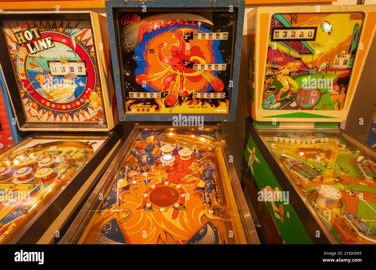 Vintage pinball machine hi-res stock photography and images - Alamy