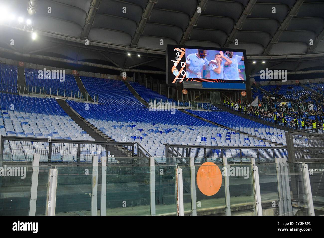 Sector Fans Curva Nord sector closed to SS LAzio fans after racist chants at Lazio ...