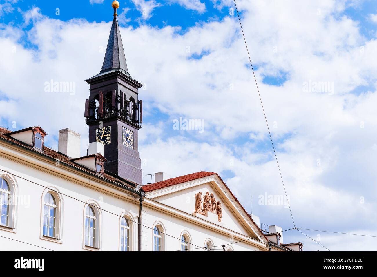 Building of Czech Geological Survey, whose history dates back to 1919, is to provide the state geological service for the Czech Republic. Prague, Czec Stock Photo
