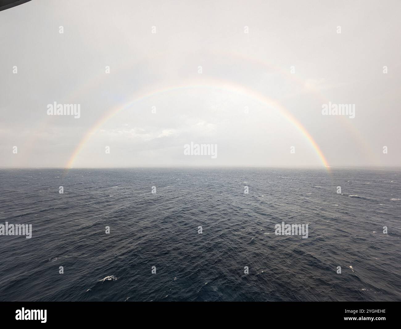 Double Rainbow - Smartphone Captured Stock Image