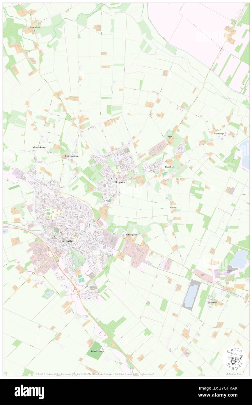 Riege, DE, Germany, Lower Saxony, N 53 1' 59'', N 7 52' 59'', map, Cartascapes Map published in 2024. Explore Cartascapes, a map revealing Earth's diverse landscapes, cultures, and ecosystems. Journey through time and space, discovering the interconnectedness of our planet's past, present, and future. Stock Photo