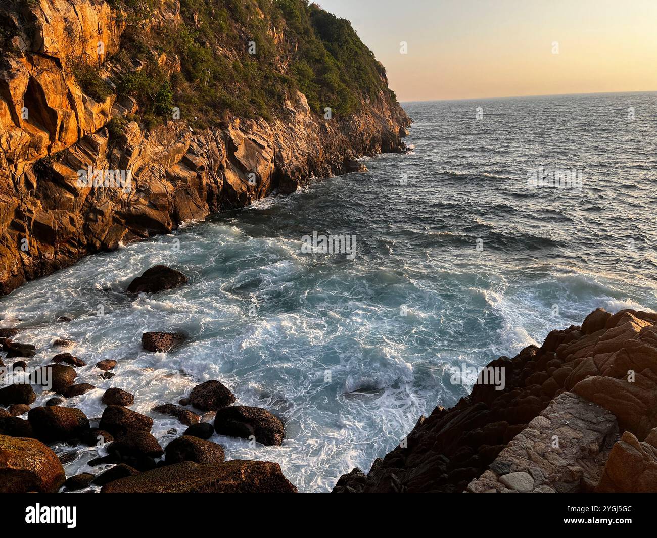 Rocky beach - Smartphone Captured Stock Image