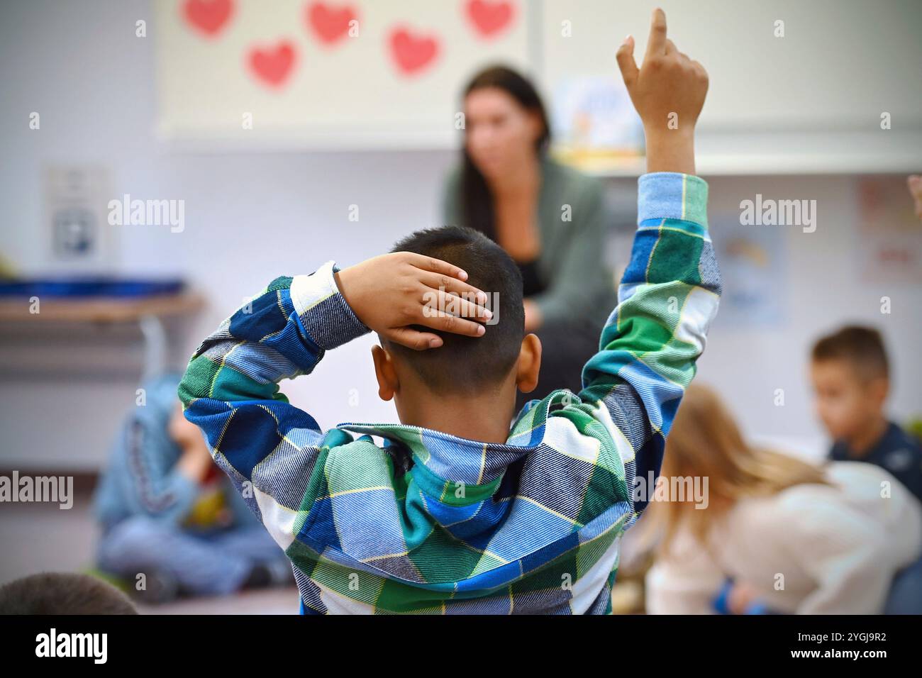 Topic Lesson Primary Images Topic photo; school lesson at a primary school in Bavaria, 2nd grade ...