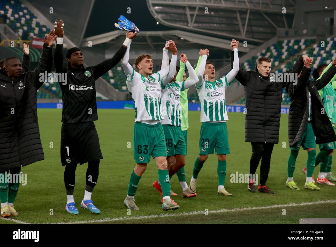 St. Gallen players celebration Looking Ahead: The Future of FC Saint-Gall