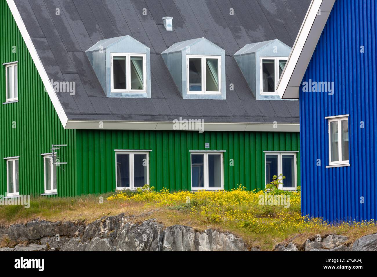 Illustration of Danish Apartment With Sea View