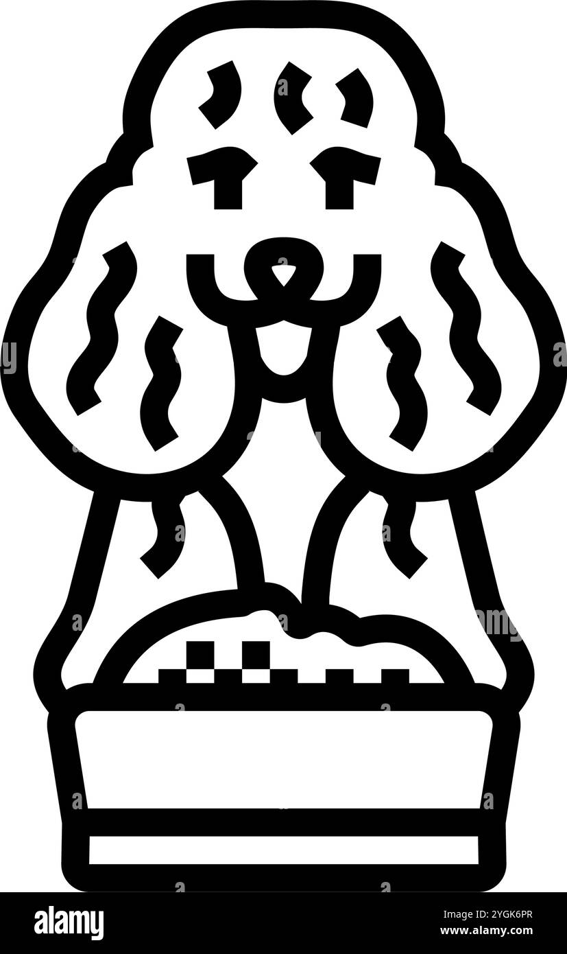 food bowl dog line icon vector illustration Stock Vector Image & Art ...