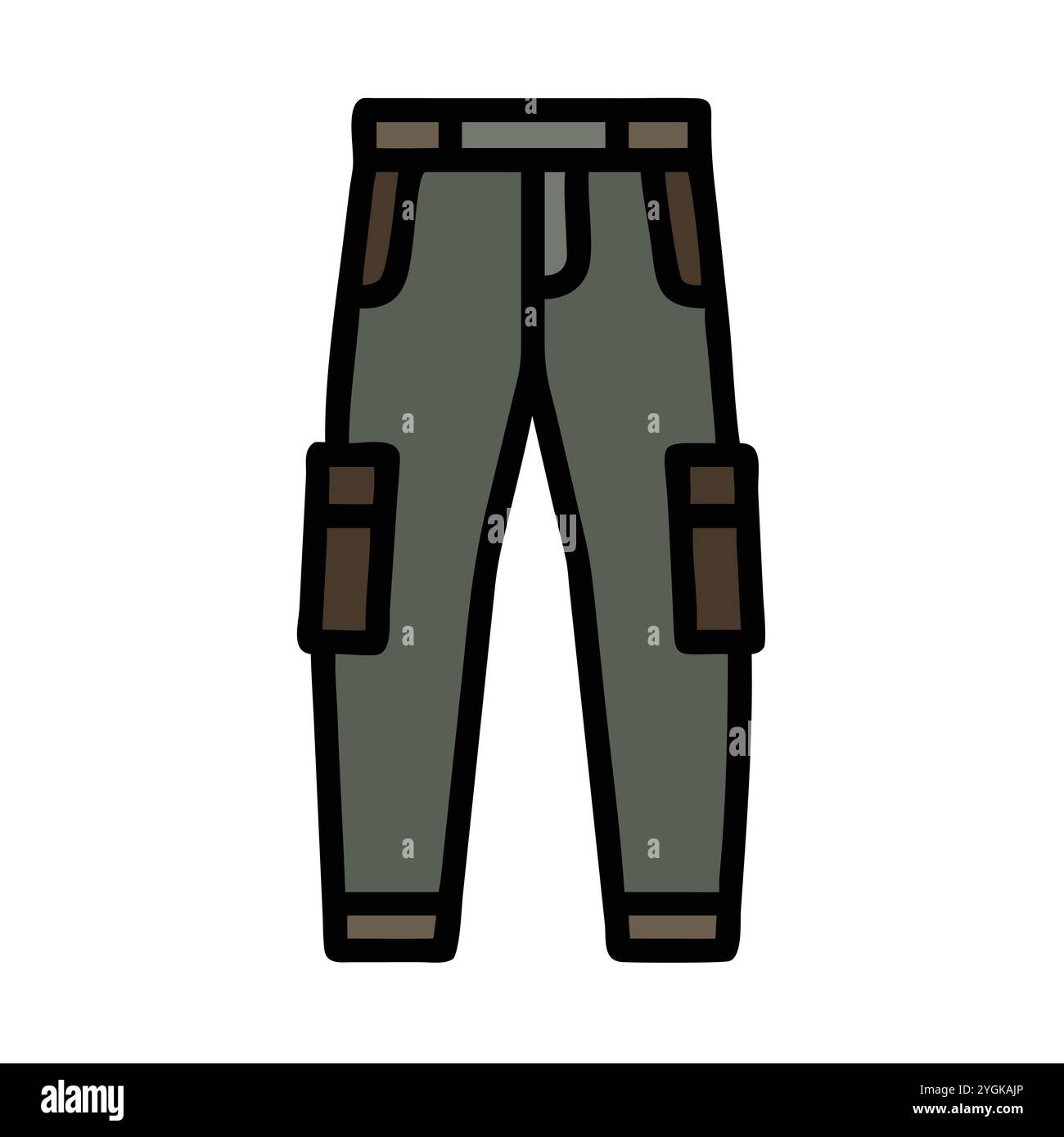 Cargo pants fashion Stock Vector Images - Page 2 - Alamy