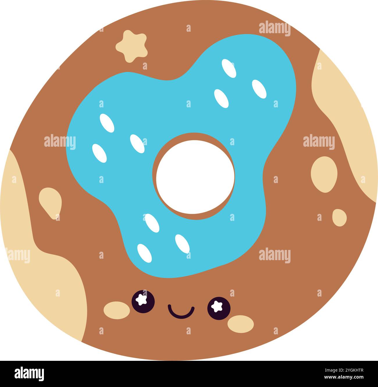 cute donut candy kawaii Stock Vector Image & Art - Alamy