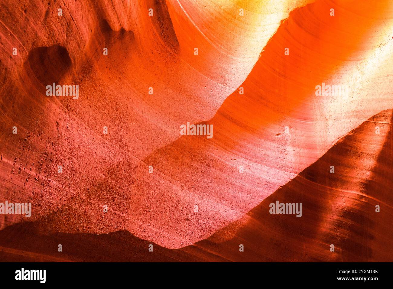 Beautiful view of Antelope Canyon sandstone formatio…