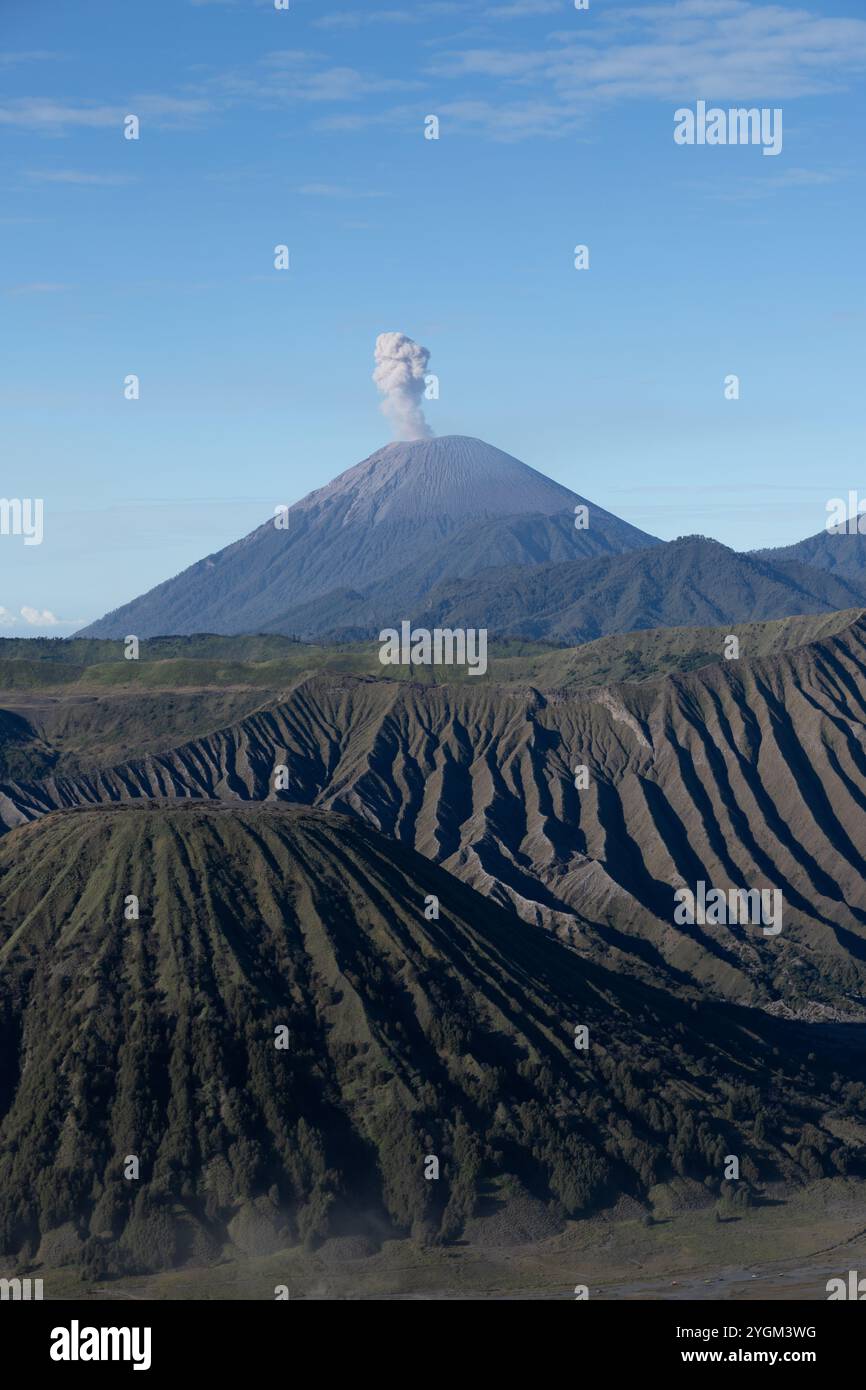 Mount Bromo volcano during sunrise Indonesia Stock Photo - Alamy
