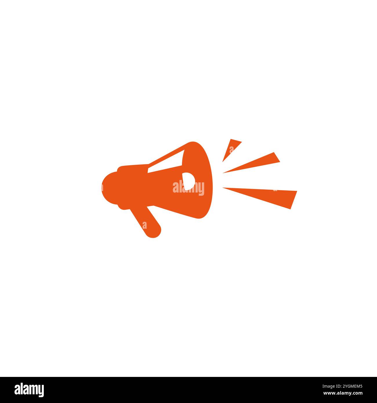 Megaphone Icon Vector Logo Design Template. Stock Vector