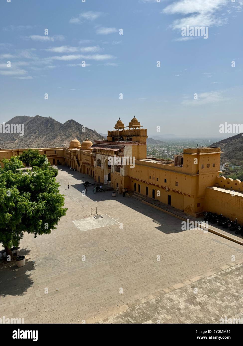 Amber (Amer) fort -  Unesco world heritage site , Jaipur , Rajasthan, India - Smartphone Captured Stock Image