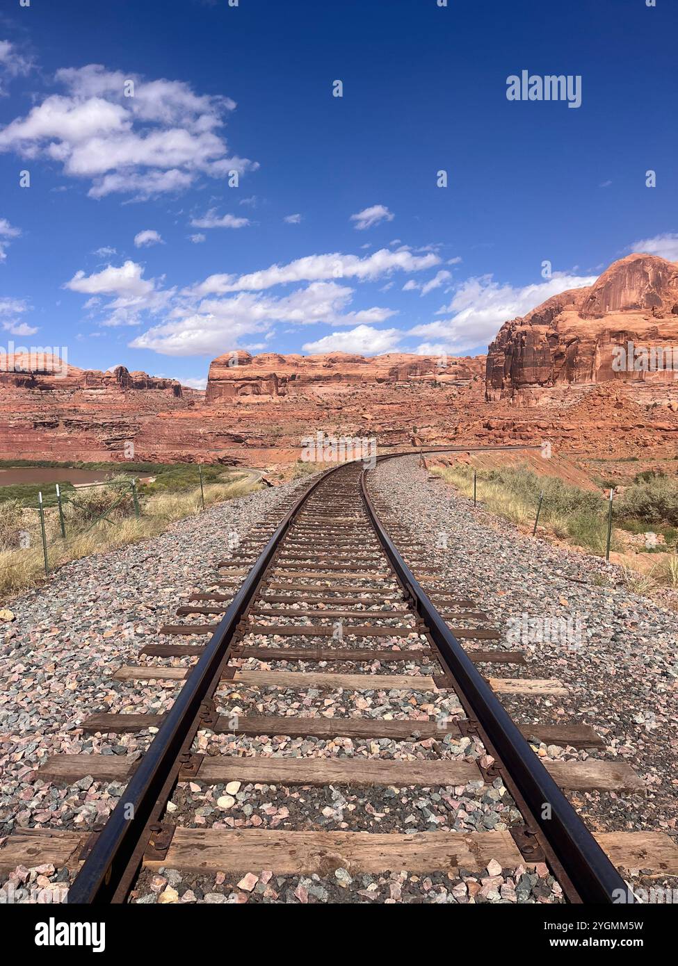 Train tracks - Smartphone Captured Stock Image Train tracks - Smartphone Captured Stock Image