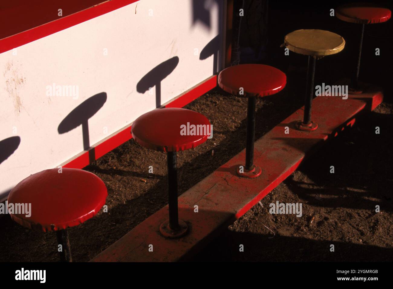 Seats at a Fair. Stock Photo