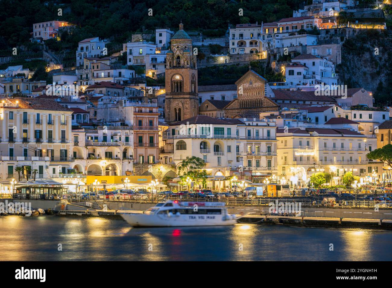 Amalfi coast italy night hi-res stock photography and images - Alamy