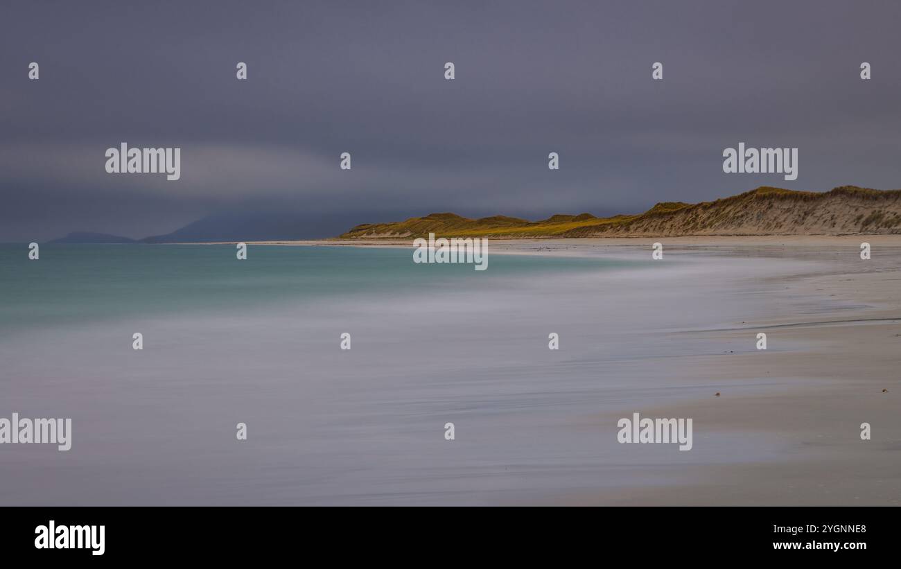 North Beach on the island of Berneray in the Outer Hebrides of Scotland ...