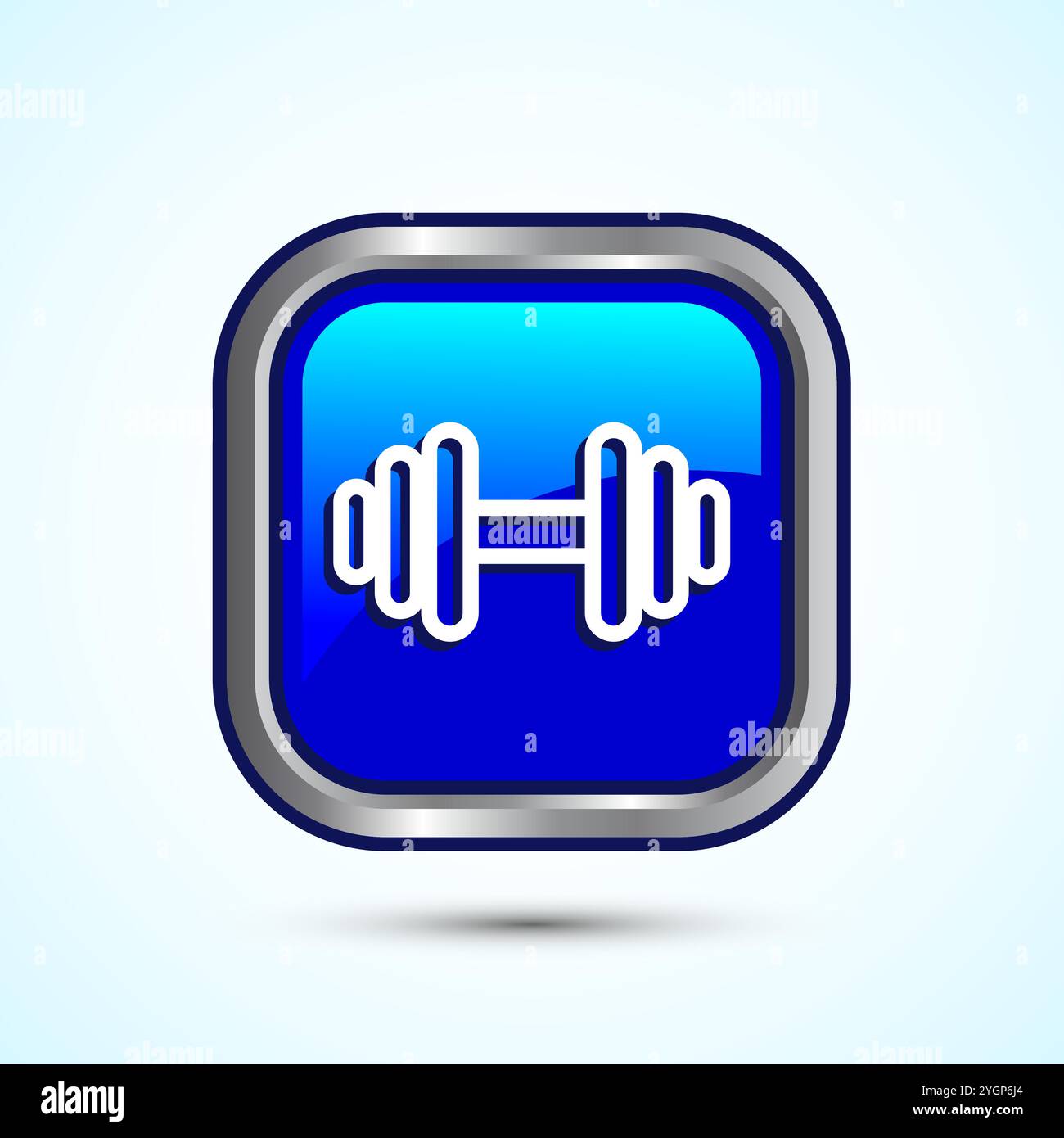 Barbell cut out Stock Vector Images - Alamy