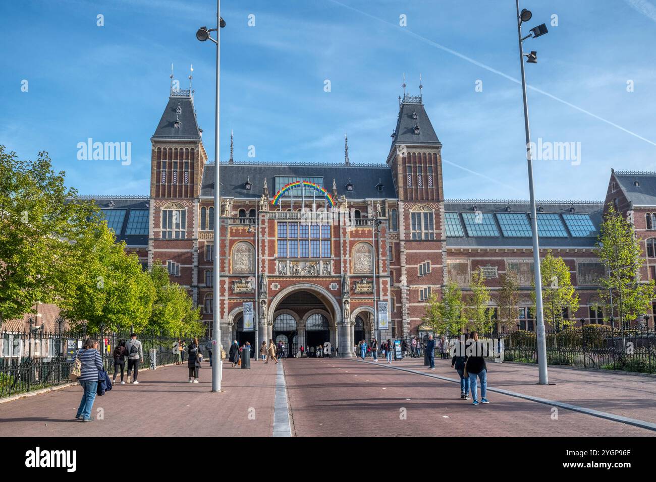 The Rijksmuseum, Amsterdam. Stock Photo