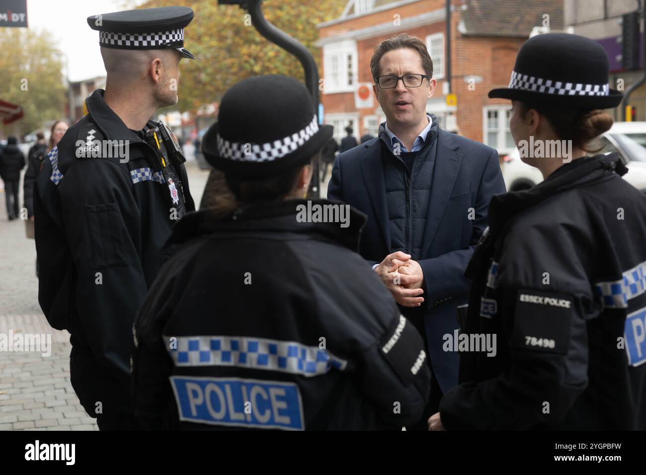 Brentwood high street security hi-res stock photography and images - Alamy