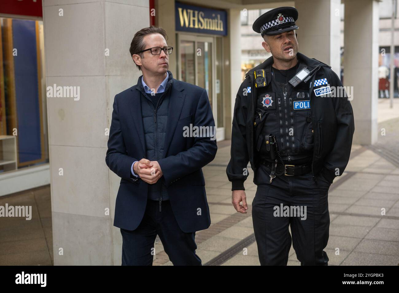 Brentwood high street security hi-res stock photography and images - Alamy