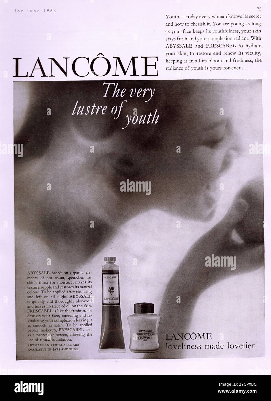 Lancome ad hi-res stock photography and images - Alamy