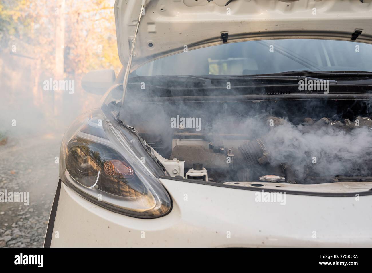 Smoke Coming From Under Hood