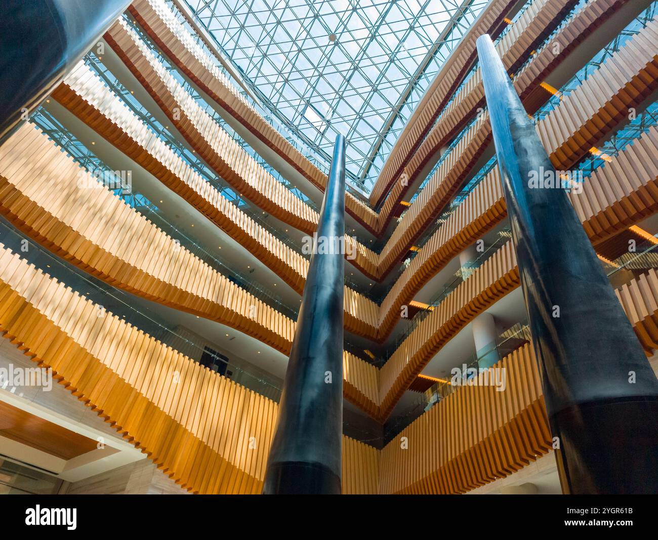 Layered urban architecture view hi-res stock photography and images - Alamy