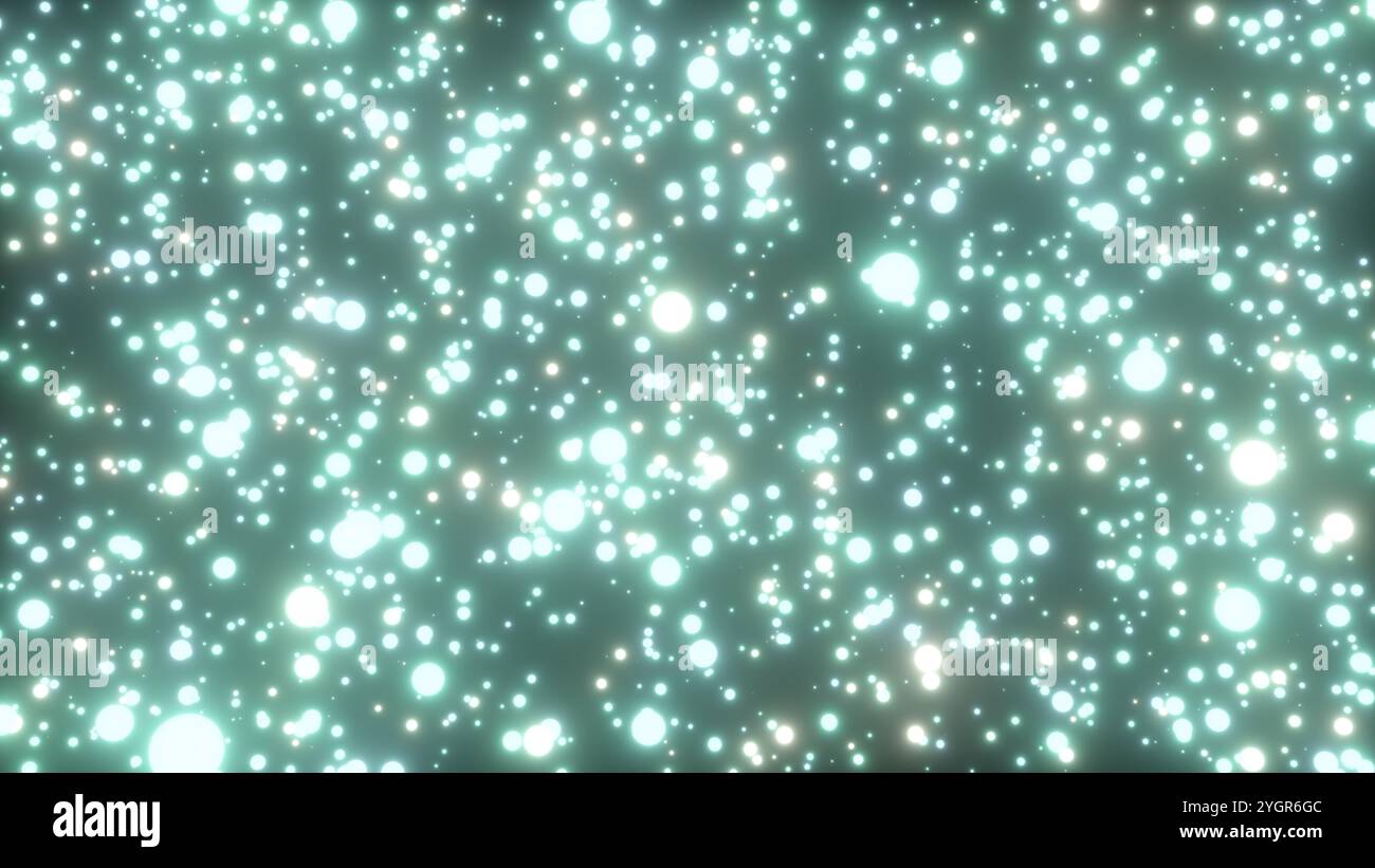 Abstract glowing spheres. Computer generated 3d render Stock Photo - Alamy