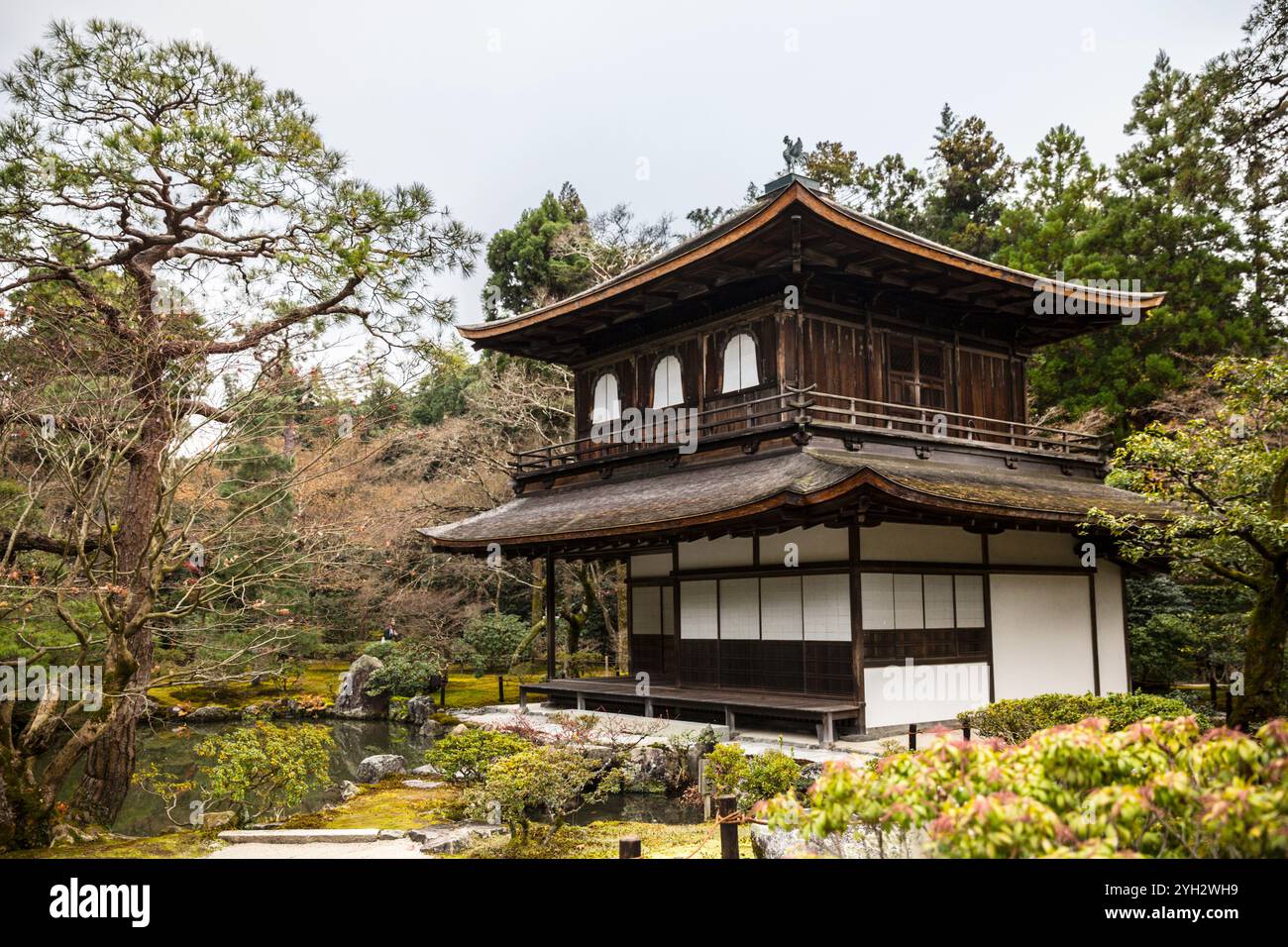 Silver pavilion in kyoto hi-res stock photography and images - Alamy