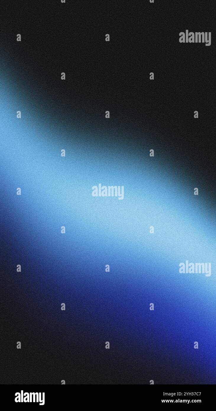 Abstract blue black vertical gradient background grainy texture mobile ...
