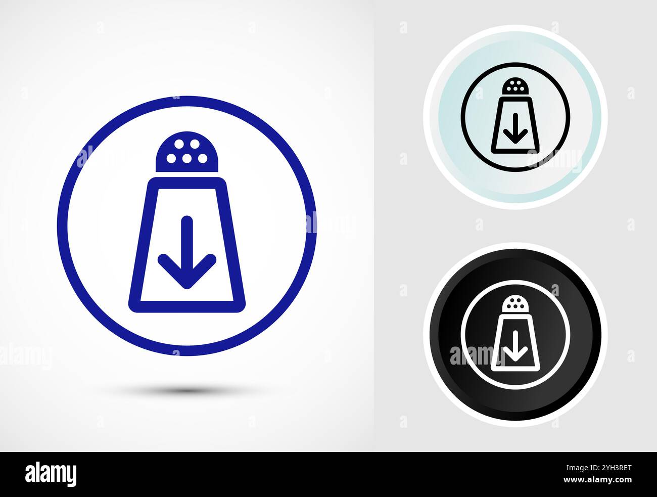 Low sodium icon design illustration Stock Vector Image & Art - Alamy
