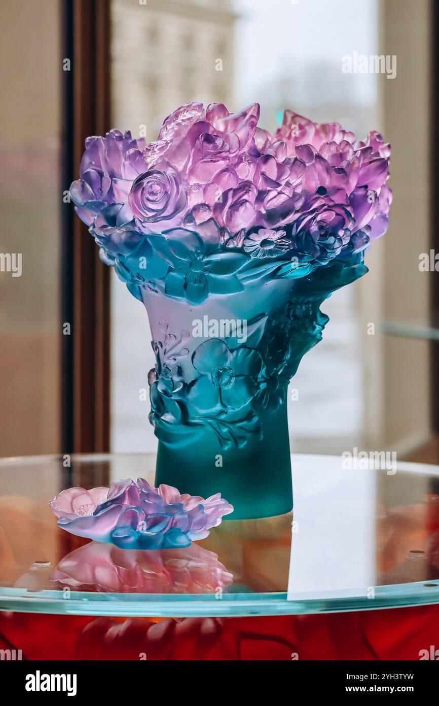 Daum france 鹿 クリスタルガラス オブジェ – smileantiques