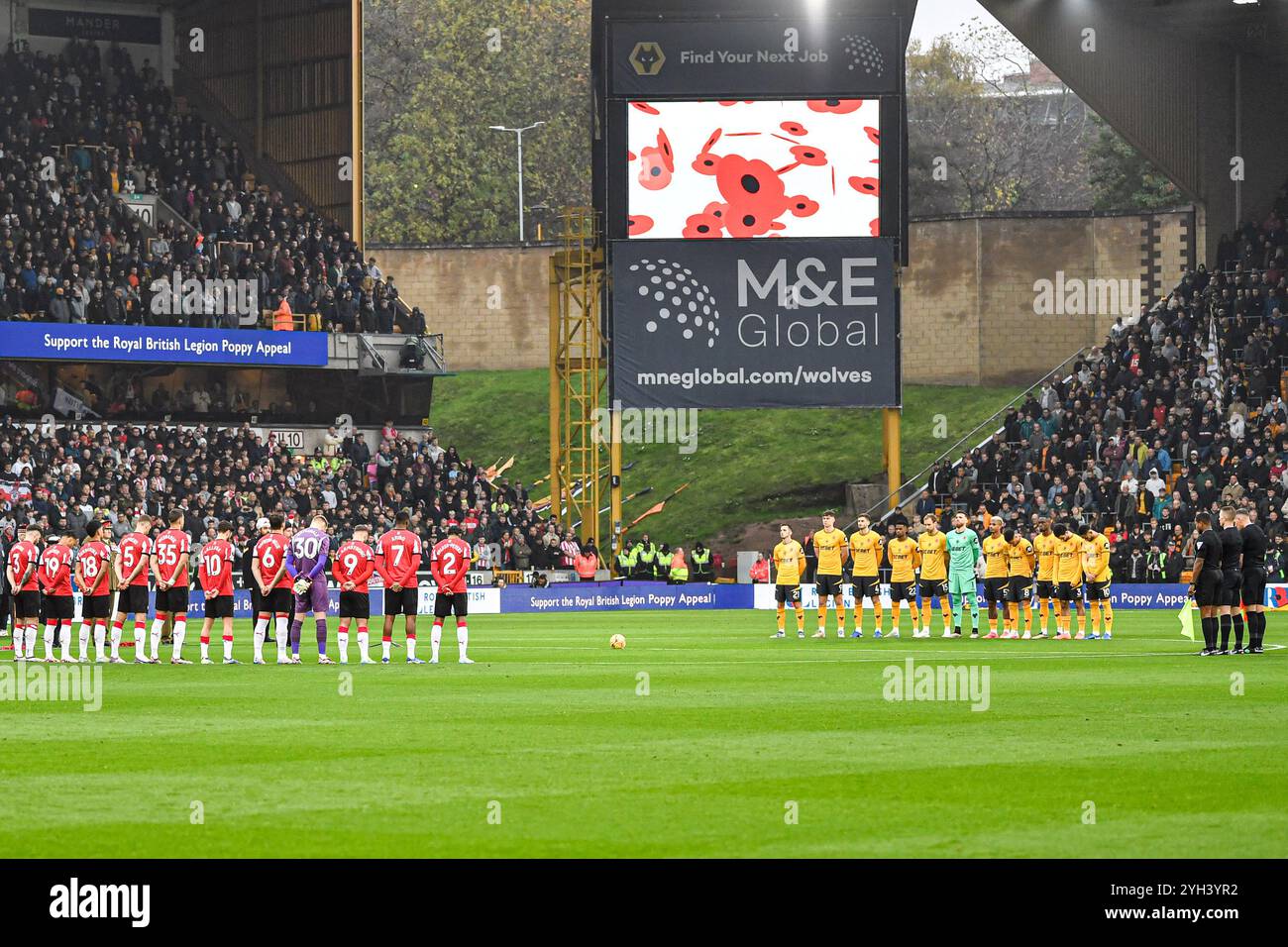 9th November 2024; Molineux Stadium, Wolverhampton, West Midlands ...