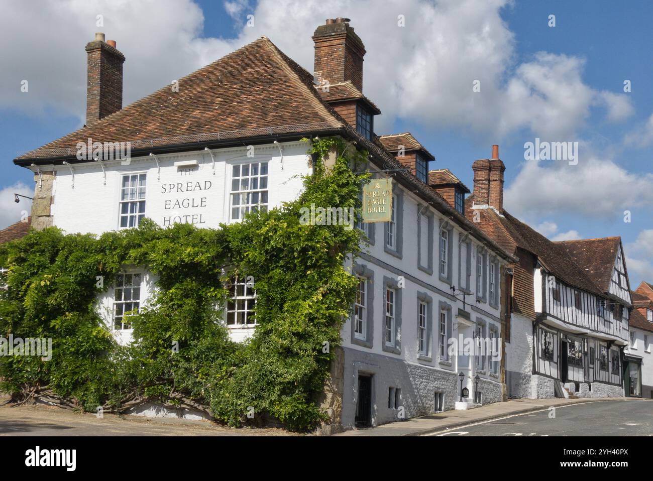 The Spread Eagle Hotel in Midhurst, West Sussex, England Stock Photo - Alamy