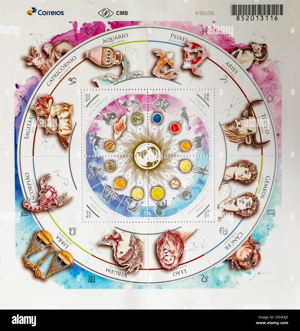 Metal Stamp Impressartsignature Zodiac Sign Pack 12 Horoscope