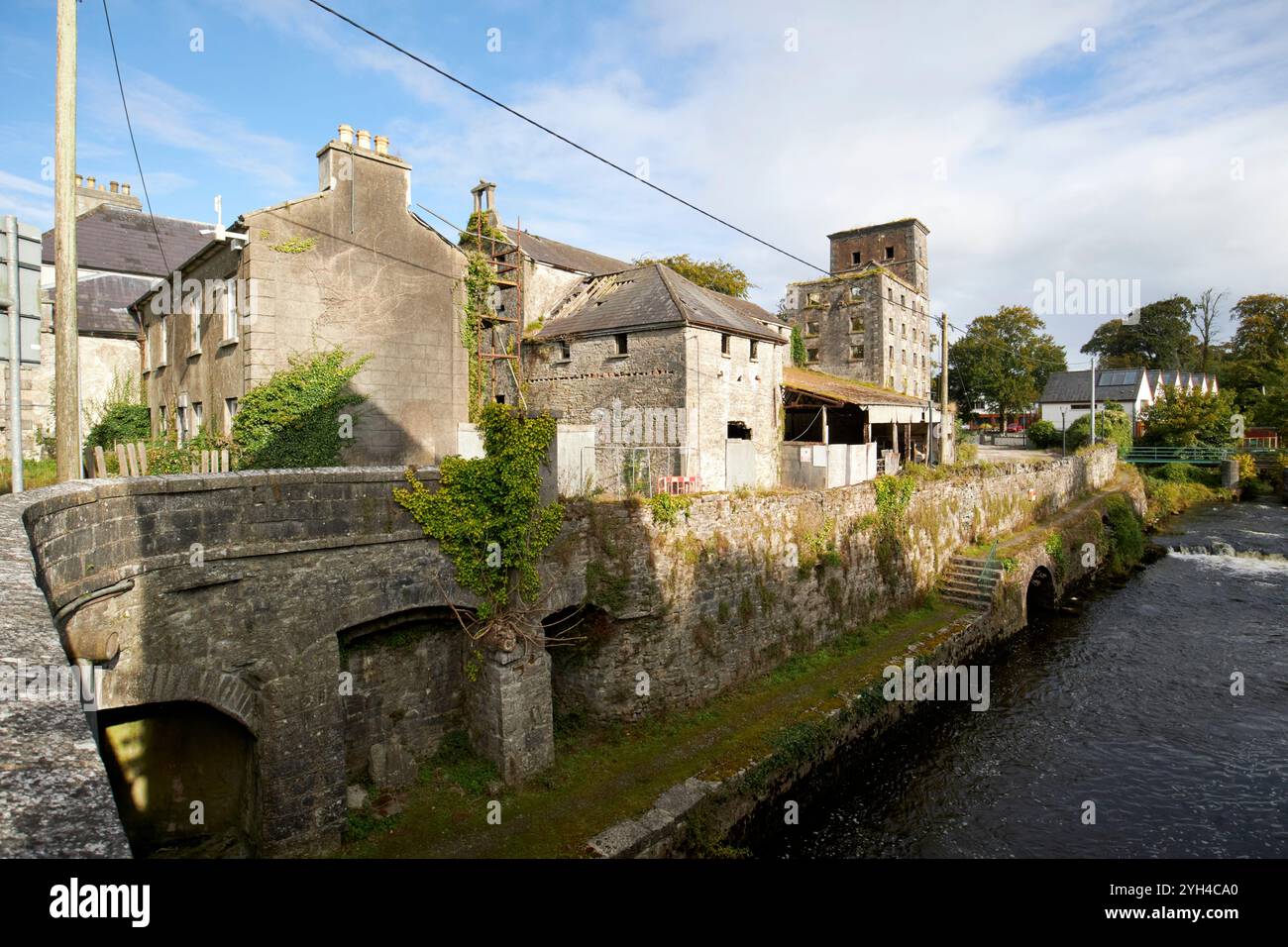 robe villa and former mill ballinrobe, county mayo, republic of ireland Stock Photo