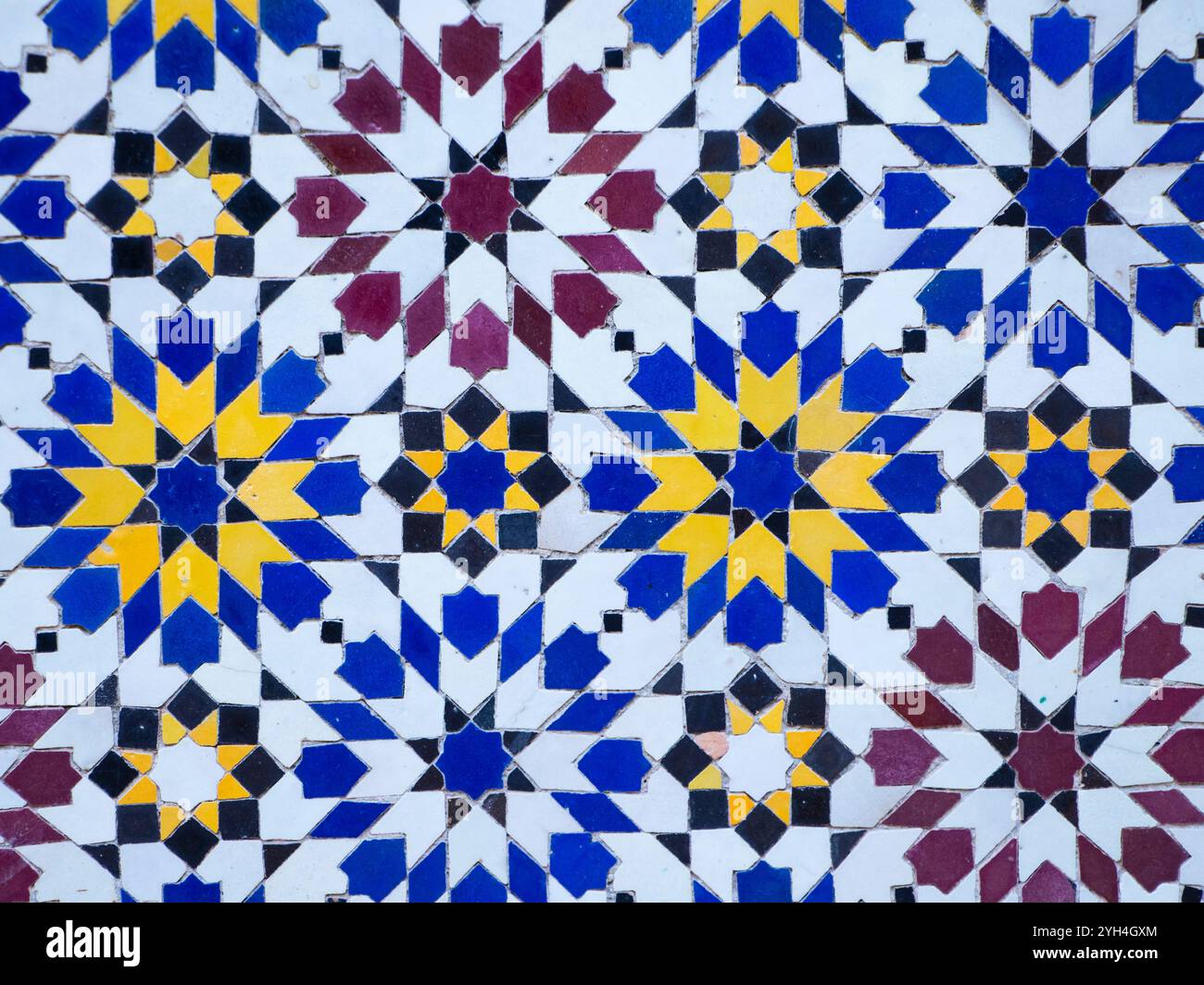 Zellij Tiles Stock Photo