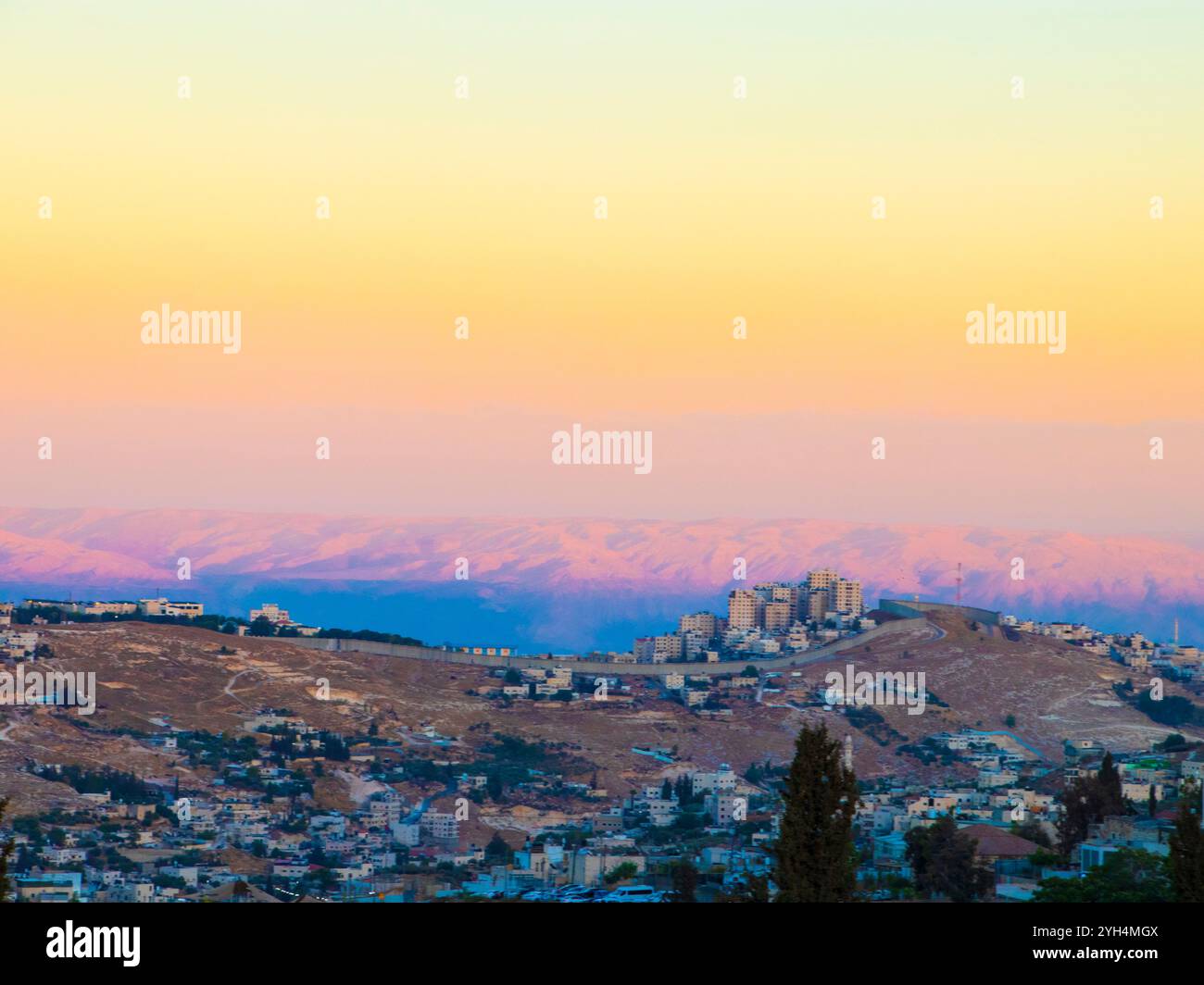 View to the Judean Hills from Jerusalem Stock Photo - Alamy