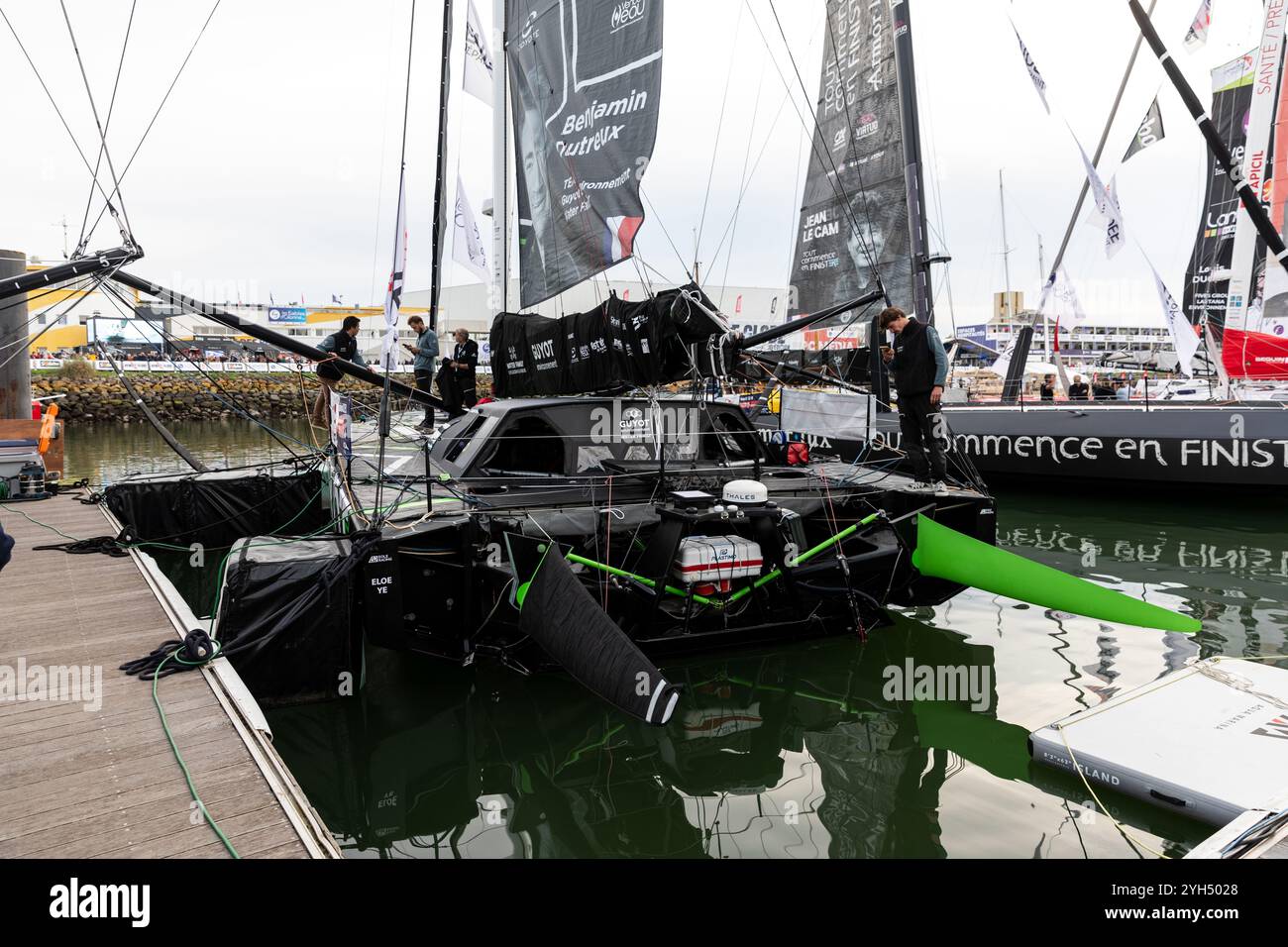 Benjamin Dutreux boat (Guyot Environnement Water Family) on the